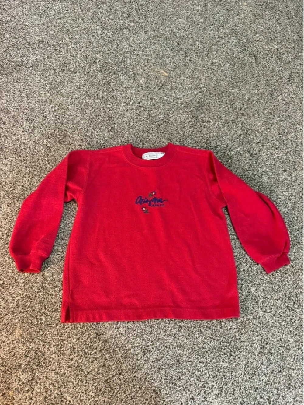 Vintage Arizona Jean Company Red Top Kids Size 5